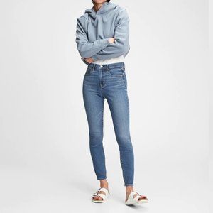NWT Gap High Rise True Skinny Denim Jeans in Medium Indigo, size 27P